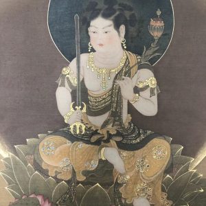 Puxian Bodhisattva - Children's Image - Gongbi Painting