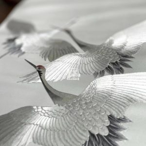 Crane Scarf - Suzhou Embroidery